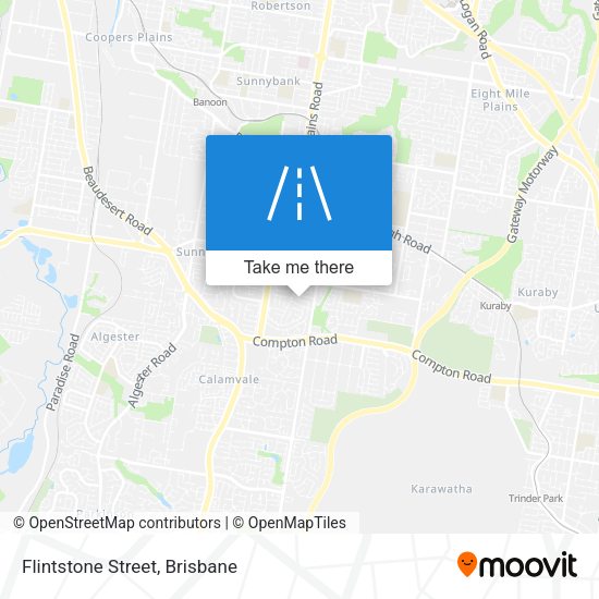 Flintstone Street map