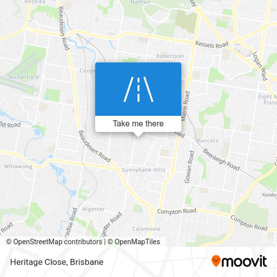 Heritage Close map
