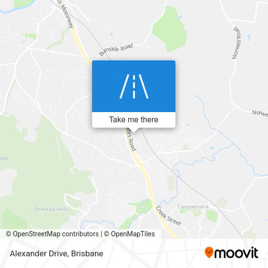 Alexander Drive map