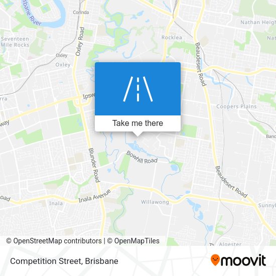 Competition Street map