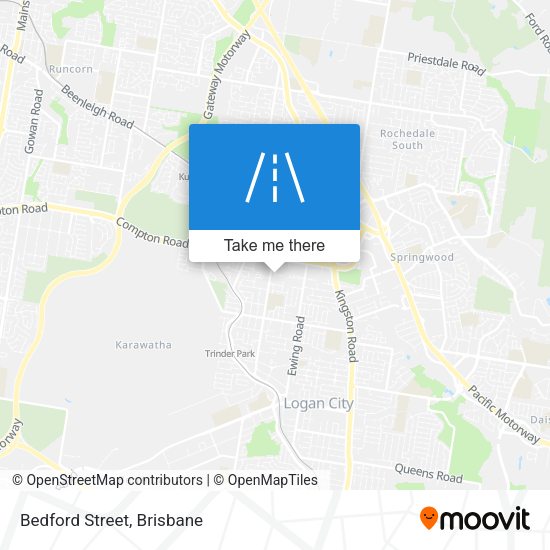 Bedford Street map