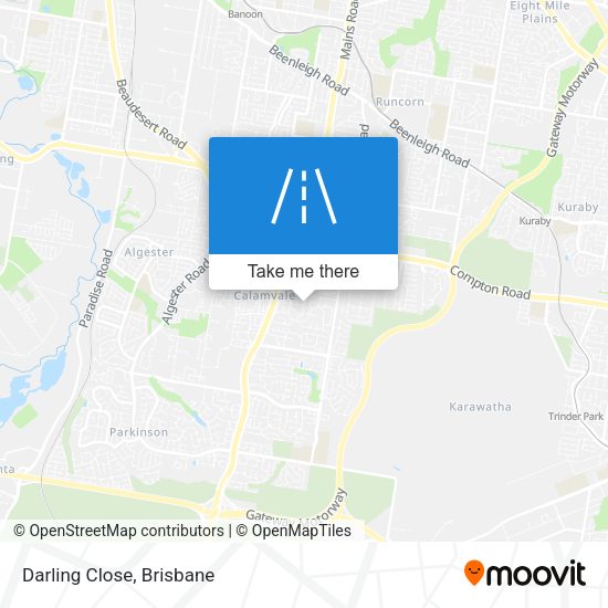 Darling Close map