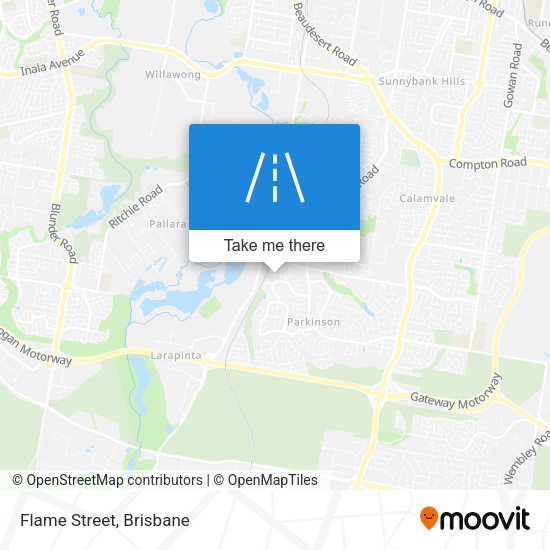 Flame Street map
