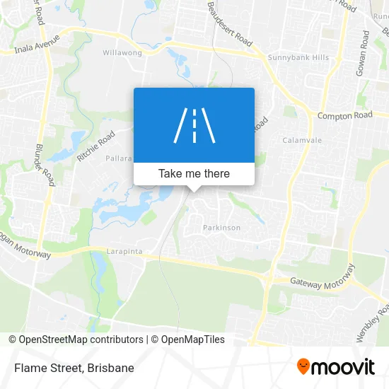 Mapa Flame Street
