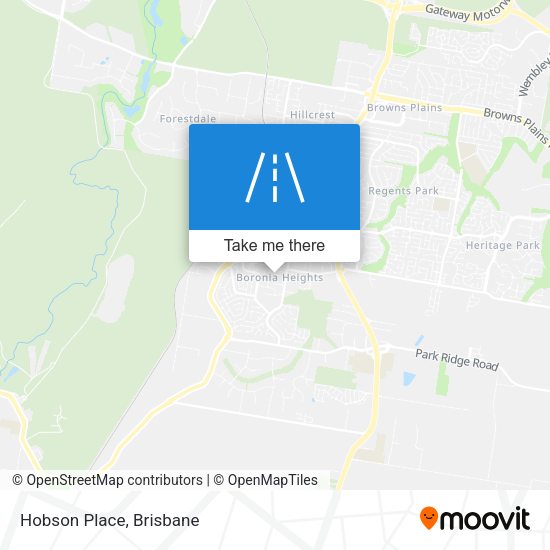 Hobson Place map