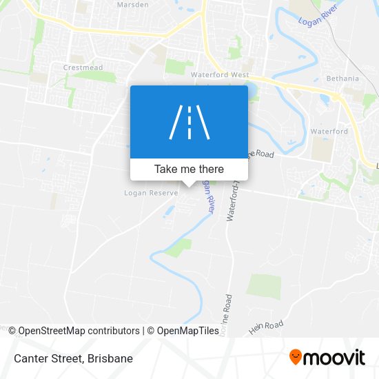 Canter Street map