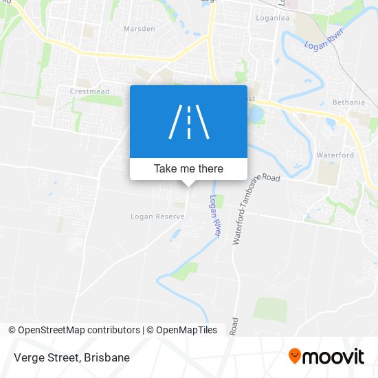 Verge Street map