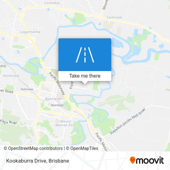 Kookaburra Drive map