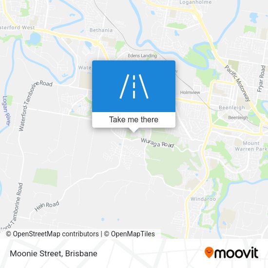 Moonie Street map