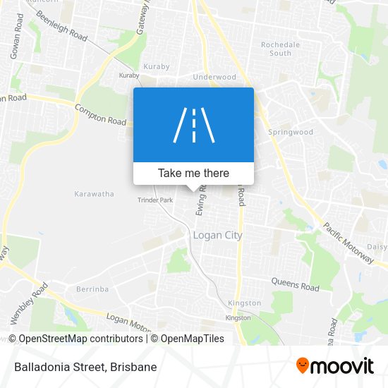 Balladonia Street map