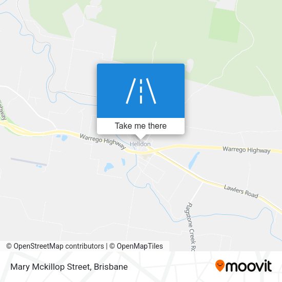 Mary Mckillop Street map