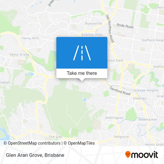 Glen Aran Grove map