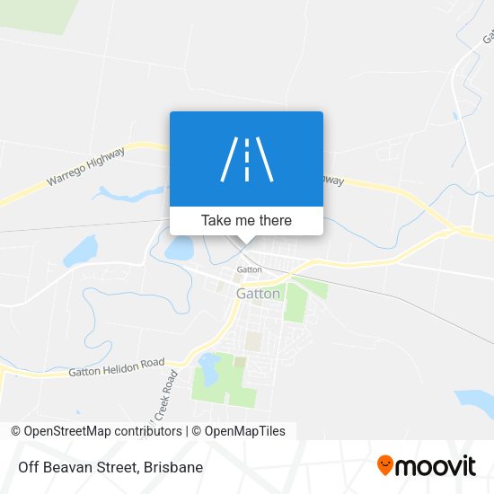 Off Beavan Street map