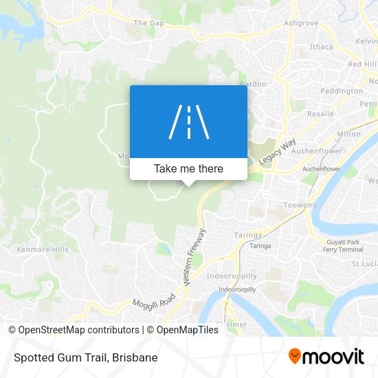 Spotted Gum Trail map