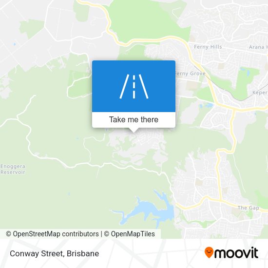 Conway Street map