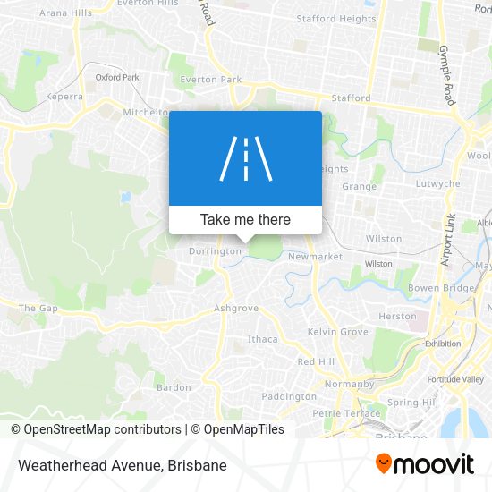 Weatherhead Avenue map