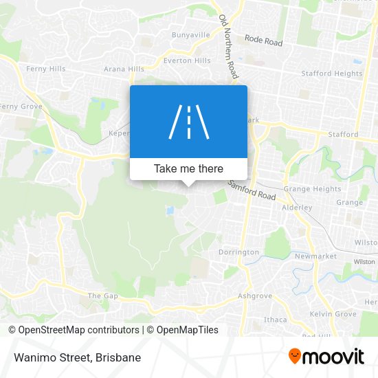 Wanimo Street map