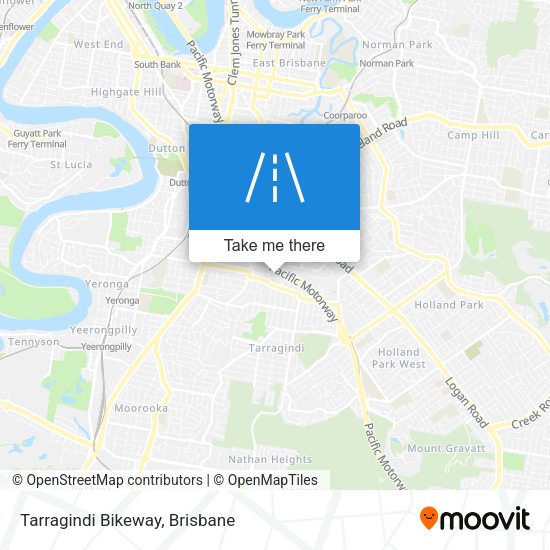 Tarragindi Bikeway map