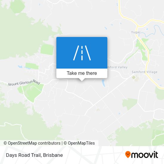 Days Road Trail map