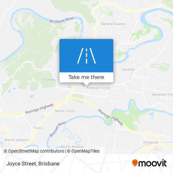 Joyce Street map
