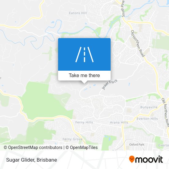 Sugar Glider map