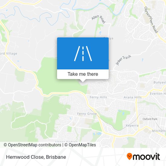 Hemwood Close map