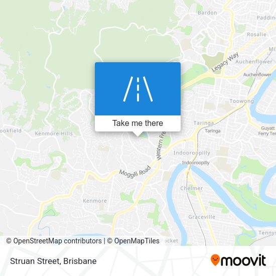 Struan Street map