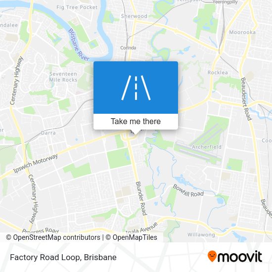 Factory Road Loop map