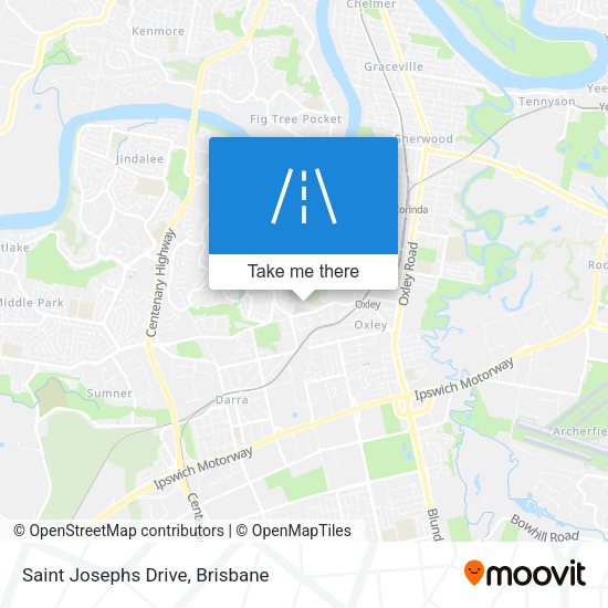 Saint Josephs Drive map