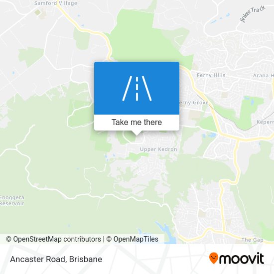 Ancaster Road map