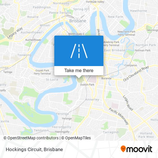 Mapa Hockings Circuit