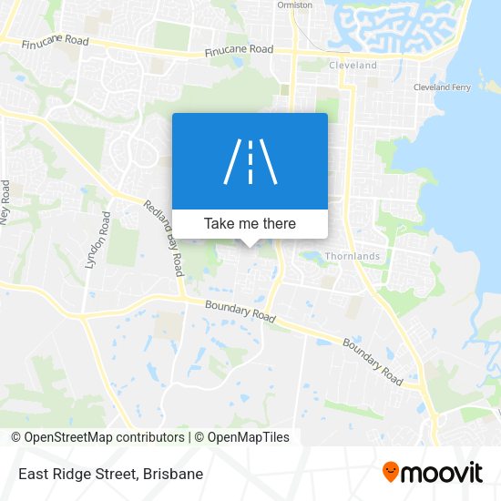 East Ridge Street map