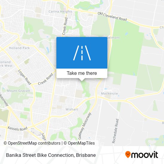Banika Street Bike Connection map