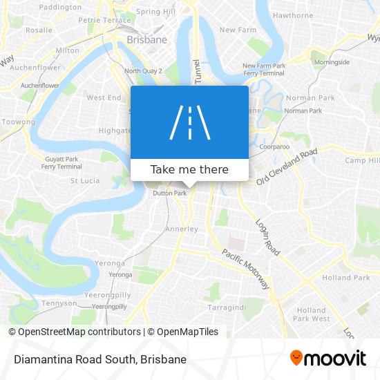 Diamantina Road South map