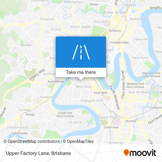 Upper Factory Lane map