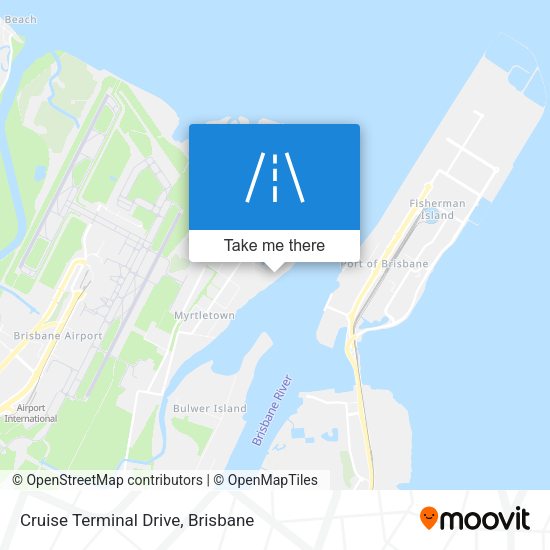 Cruise Terminal Drive map