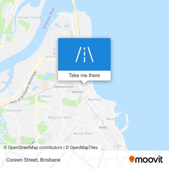 Coreen Street map