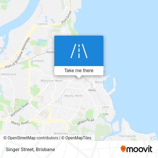 Singer Street map