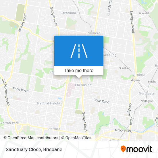 Sanctuary Close map