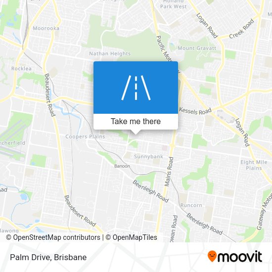Palm Drive map