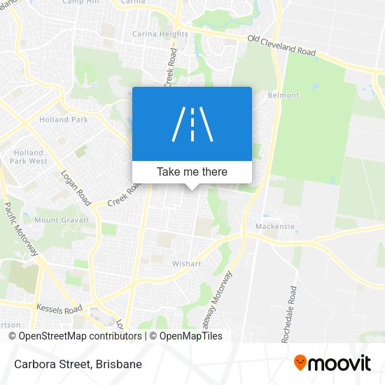 Carbora Street map