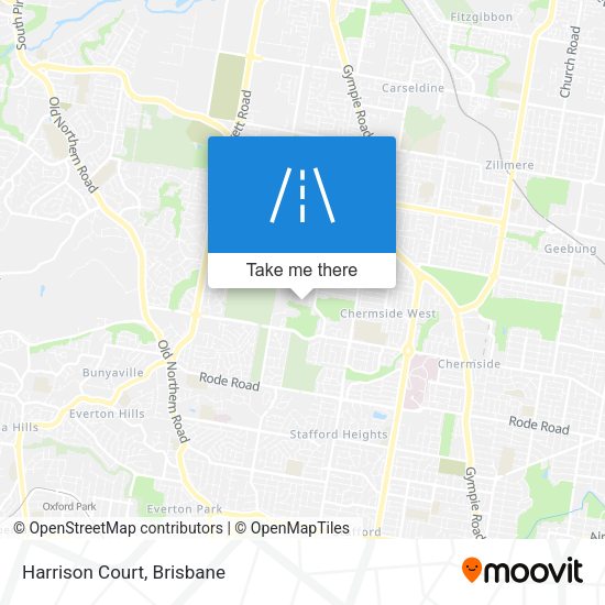 Harrison Court map