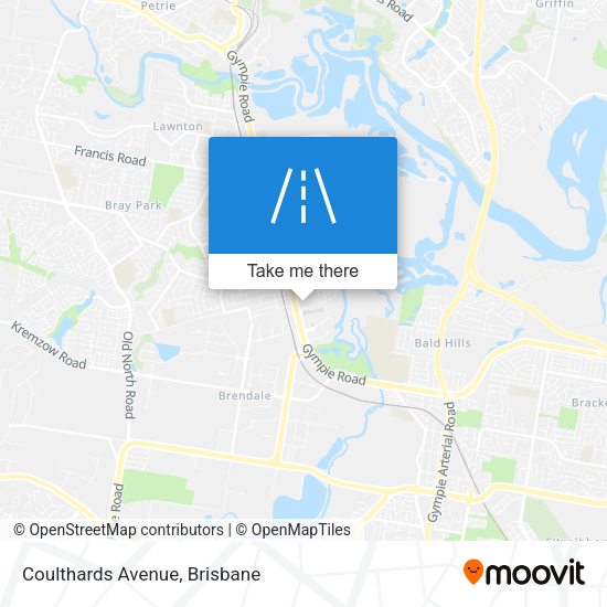 Coulthards Avenue map