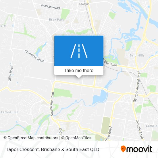 Tapor Crescent map