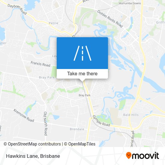 Hawkins Lane map