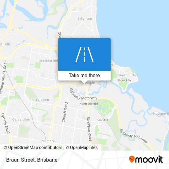 Braun Street map