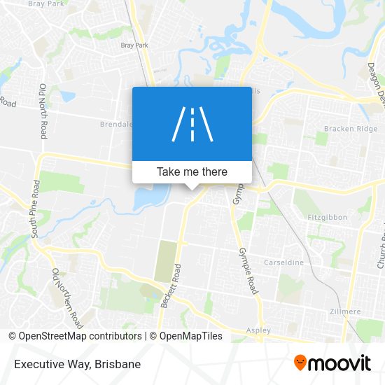 Executive Way map