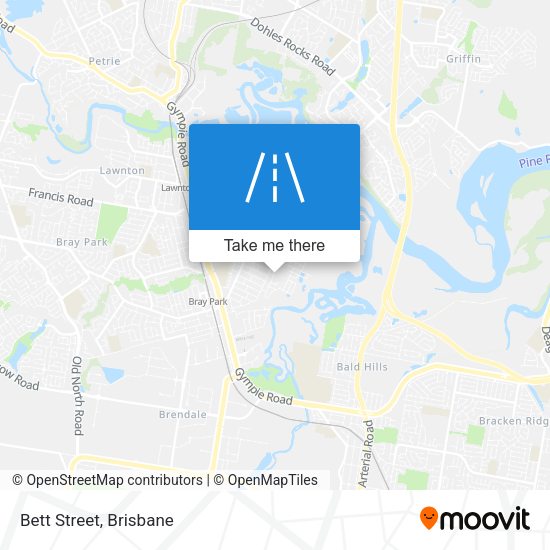 Bett Street map
