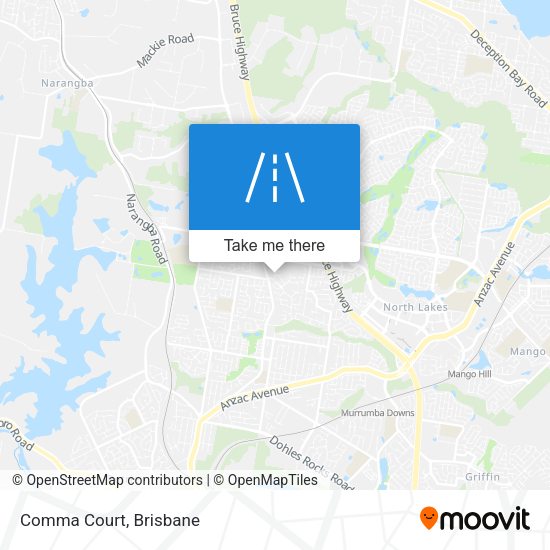 Comma Court map