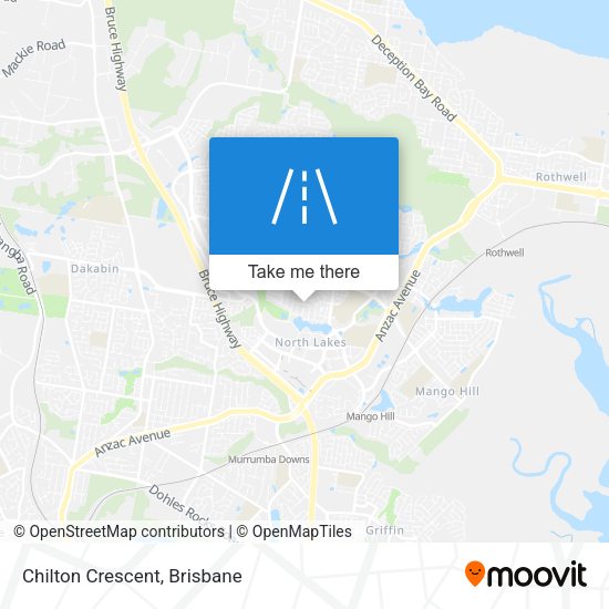 Chilton Crescent map